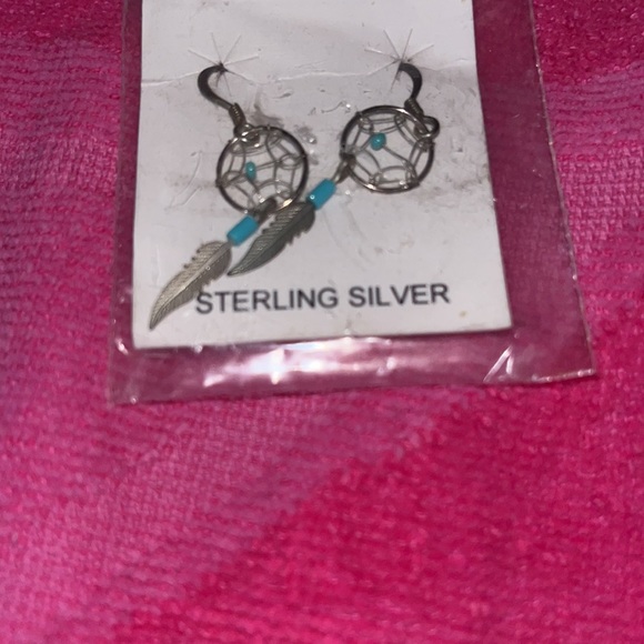 dreamcatcher drop earrings - Picture 2 of 2